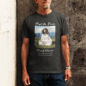 Erholung in Frieden Elegantes Memorial-Foto T-Shirt