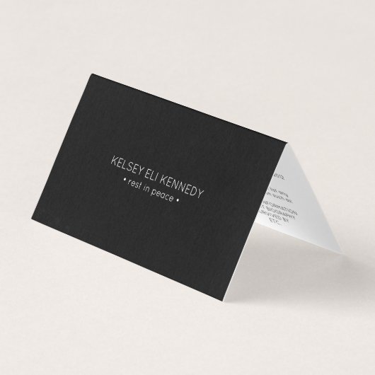 Erholung in Frieden gefaltet (Vorderseite)