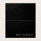 Erholung in Frieden gefaltet (Außenseite Aufgefaltet)