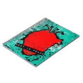 Erholung in Frieden Herzstück Notizblock (Linke Seite)