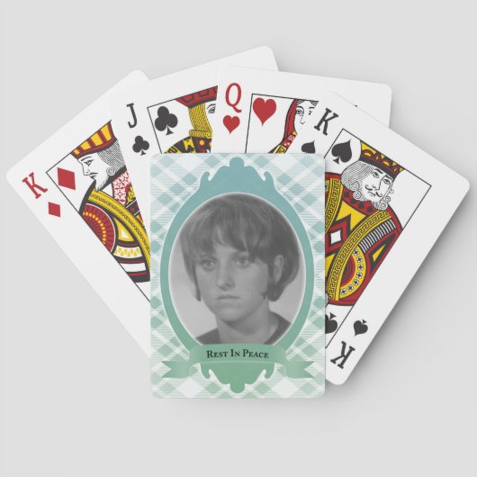 Erholung in Friedensdenkmälern Spielkarten (Rückseite)