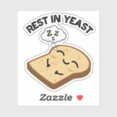 Erholung in heftigen Bratsponnen Aufkleber (Blatt)