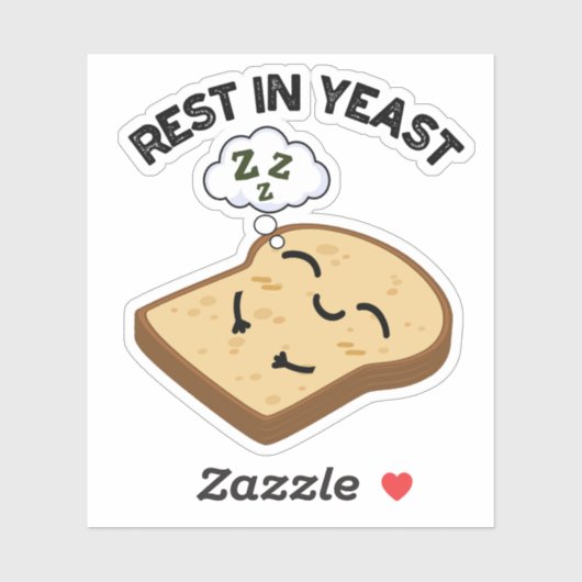 Erholung in heftigen Bratsponnen Aufkleber (Blatt)