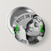 Erholung in Peace Lyme Disease Personalisiert Butt Button (Vorne & Hinten)