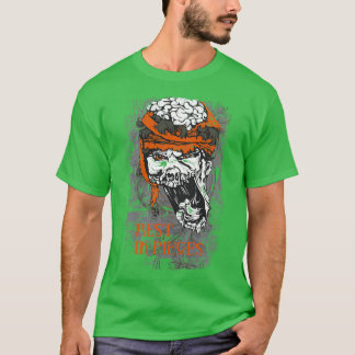 Erholung in Pieces Zombie Skull T-Shirt