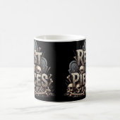 Erholung in Stücken - Tasse zu Halloween-Skeletton (Mittel)