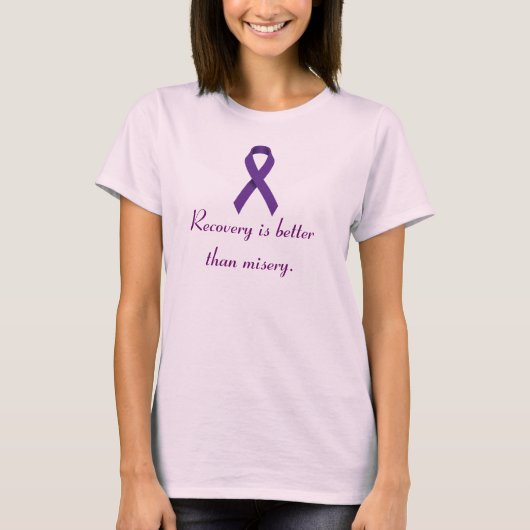 Erholung ist besser als Elend T-Shirt (Vorderseite)