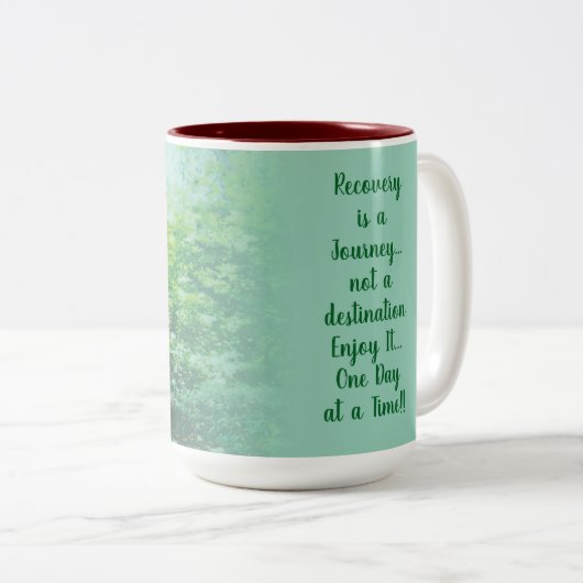 Erholung ist eine Reise Tasse 26 (VorderseiteRechts)