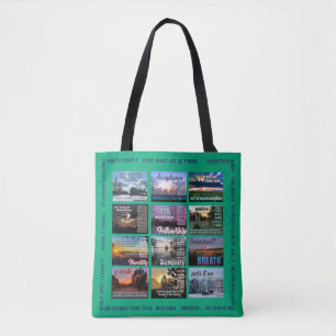Erholung ist eine Reise und Slogans 25a Tasche