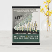 Erholung ist für den geistlich - Kranken möglich Karte (Gelbe Blume)