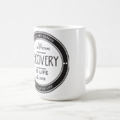 Erholung ist Leben, 12-Stufen-Erholung-Jubiläum Kaffeetasse (VorderseiteRechts)