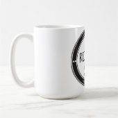 Erholung ist Leben, 12-Stufen-Erholung-Jubiläum Kaffeetasse (Links)