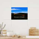 Erholung ist möglich poster (Küche)