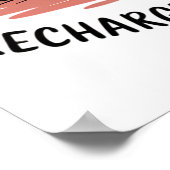 Erholung ist Radikales - Niedliches Schlafrabatond Poster (Ecke)