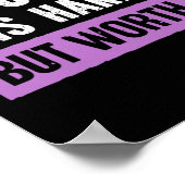 Erholung ist schwer, aber es lohnt sich, das Sudo Poster (Ecke)