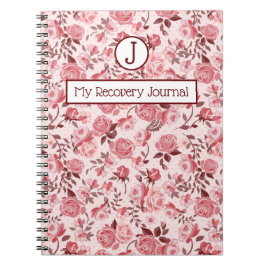 Erholung Journal Pink Roses Notebook Notizblock