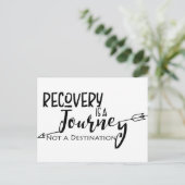 Erholung Journey Arrow Postkarte (Stehend Vorderseite)