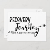 Erholung Journey Arrow Postkarte (Vorne/Hinten)