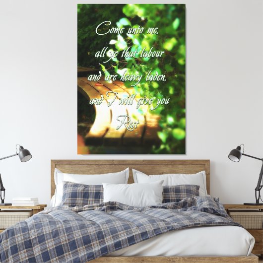 Erholung Leinwanddruck (Insitu (Schlafzimmer))