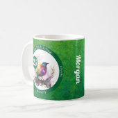 Erholung-Meilenstein für Wasserfarben Kaffeetasse (Vorderseite Links)