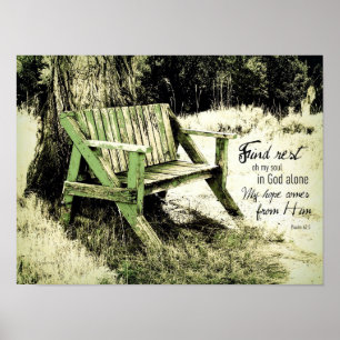 Erholung Mein Soul (Wetterbank) Poster 15x11 finde
