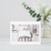 Erholung mit Bären Postkarte (Stehend Vorderseite)