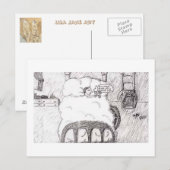 Erholung mit Bären Postkarte (Vorne/Hinten)
