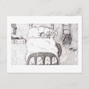 Erholung mit Bären Postkarte