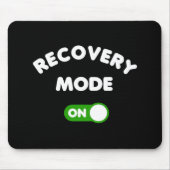 Erholung Mode Get Well bald Funny Operation Mouse  Mousepad (Vorne)