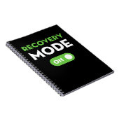 Erholung-Modus on Get Well - Gönnt lustige Verletz Notizblock (Rechte Seite)