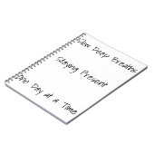 Erholung Notizblock (Linke Seite)