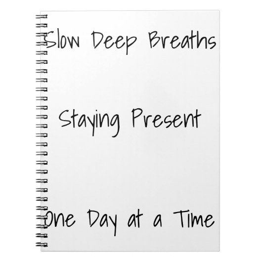 Erholung Notizblock (Vorderseite)