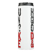 Erholung Old Timer Joke Thermosbecher (Rückseite)