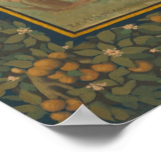 Erholung - Pierre Puvis de Chavannes Fine Art Poster (Ecke)