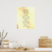 "Erholung"-Poster Poster (Küche)