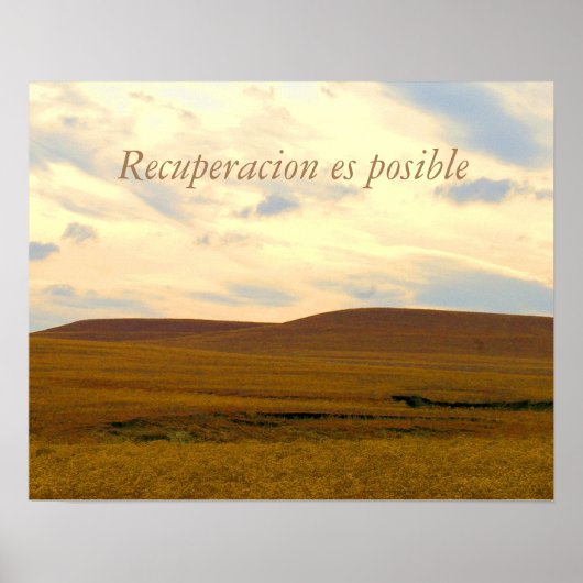Erholung Poster/Recuperacion es possible Poster (Vorne)