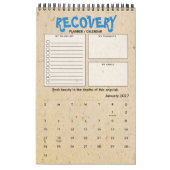 Erholung Quote Strichmännchen Progress Gift Plane Kalender (Jan 2027)