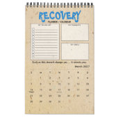 Erholung Quote Strichmännchen Progress Gift Plane Kalender (Mär 2027)