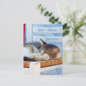Erholung Relax Recover Postkarte (Stehend Vorderseite)