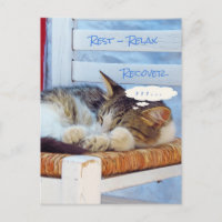Erholung Relax Recover Postkarte