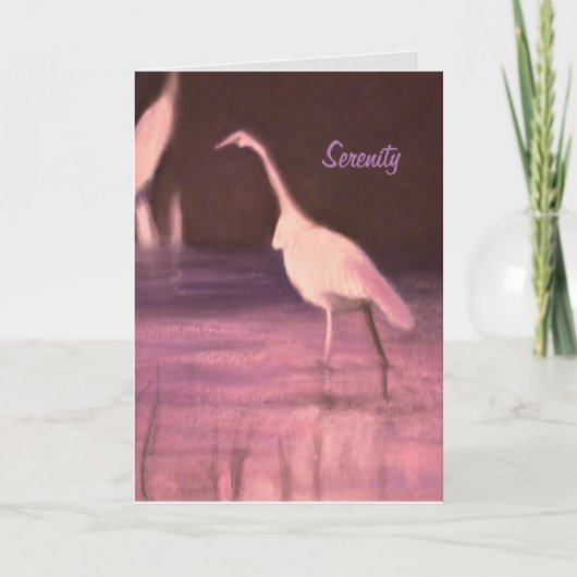 Erholung "Ruhe" Karte (Vorderseite)