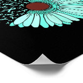 Erholung S Drug Alhol Awareness Adware Ribbon Poster (Ecke)