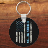 Erholung S - Sobriety Jubiläum Sober Om Na Schlüsselanhänger (Vorderseite)