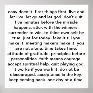 Erholung Slogan Poster