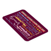 Erholung Slogans 20 Magnet (Rechte Seite)