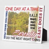 Erholung-Slogans Fotoplatte (Seite)