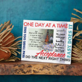 Erholung-Slogans Fotoplatte (Seite)