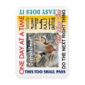 Erholung-Slogans Magnet (Vertikal)