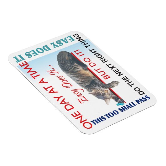 Erholung-Slogans Magnet (Rechte Seite)