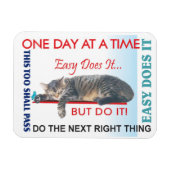 Erholung-Slogans Magnet (Horizontal)